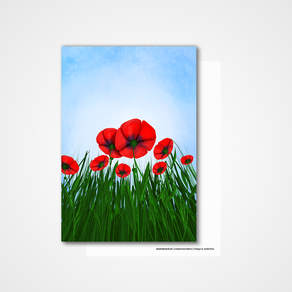 Mehr Mohn – Postkarte A6